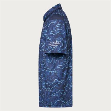 オークリー OAKLEY　メンズ カモフラージュ柄 メッシュ切替 半袖 ポロシャツ FOA407602　2025年モデル 詳細6