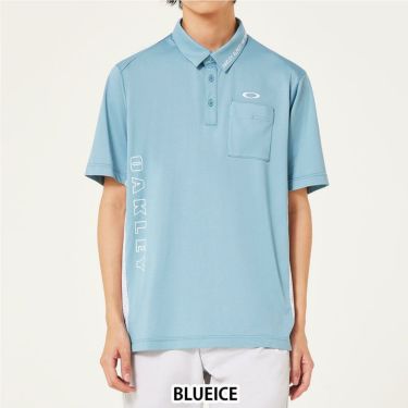 オークリー OAKLEY　メンズ ドビー素材 柄切替 半袖 ポロシャツ FOA407603　2025年モデル　詳細7