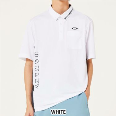 オークリー OAKLEY　メンズ ドビー素材 柄切替 半袖 ポロシャツ FOA407603　2025年モデル　詳細13