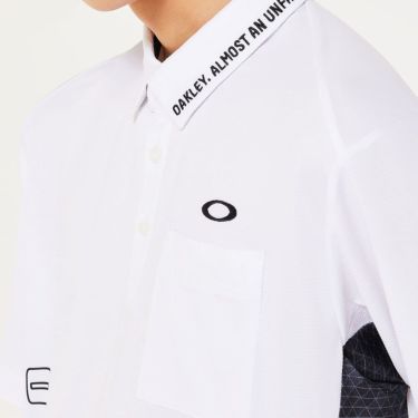 オークリー OAKLEY　メンズ ドビー素材 柄切替 半袖 ポロシャツ FOA407603　2025年モデル　詳細16