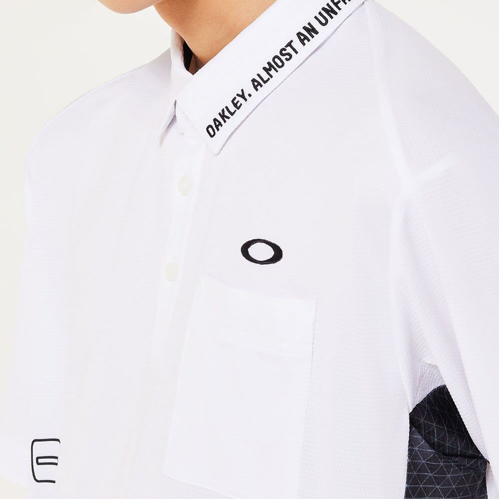 オークリー OAKLEY　メンズ ドビー素材 柄切替 半袖 ポロシャツ FOA407603　2025年モデル　詳細16
