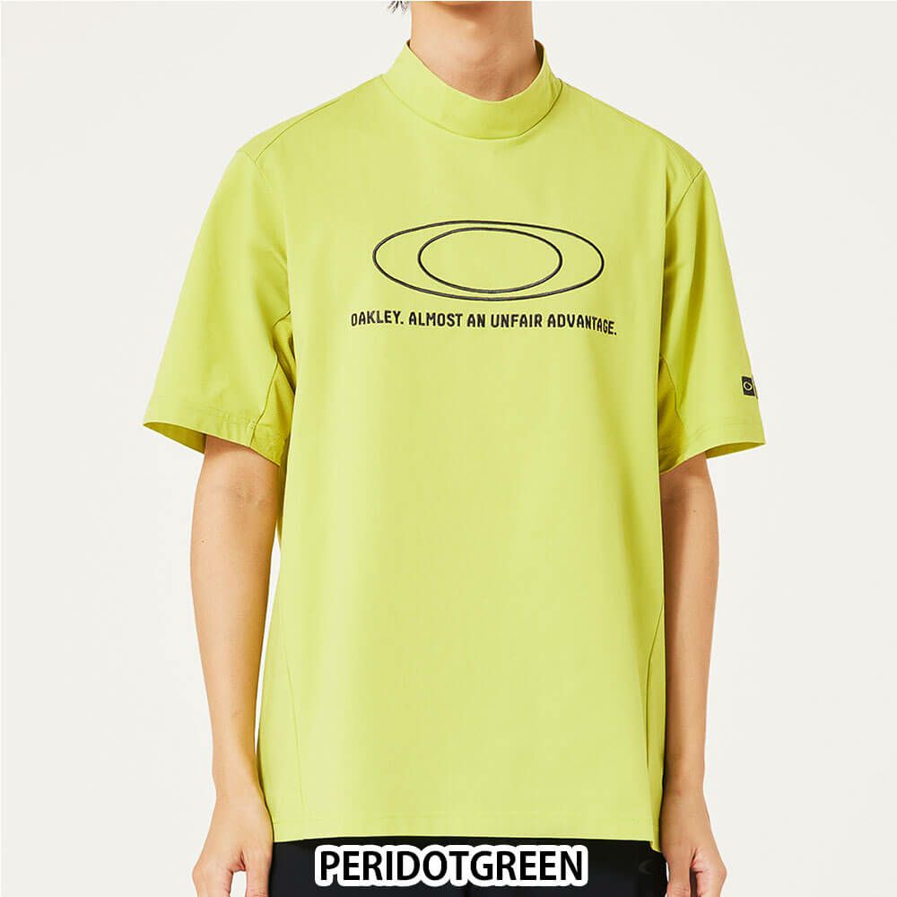 オークリー OAKLEY　メンズ ロゴ刺繍 半袖 モックネックシャツ FOA407604　2025年モデル 詳細2