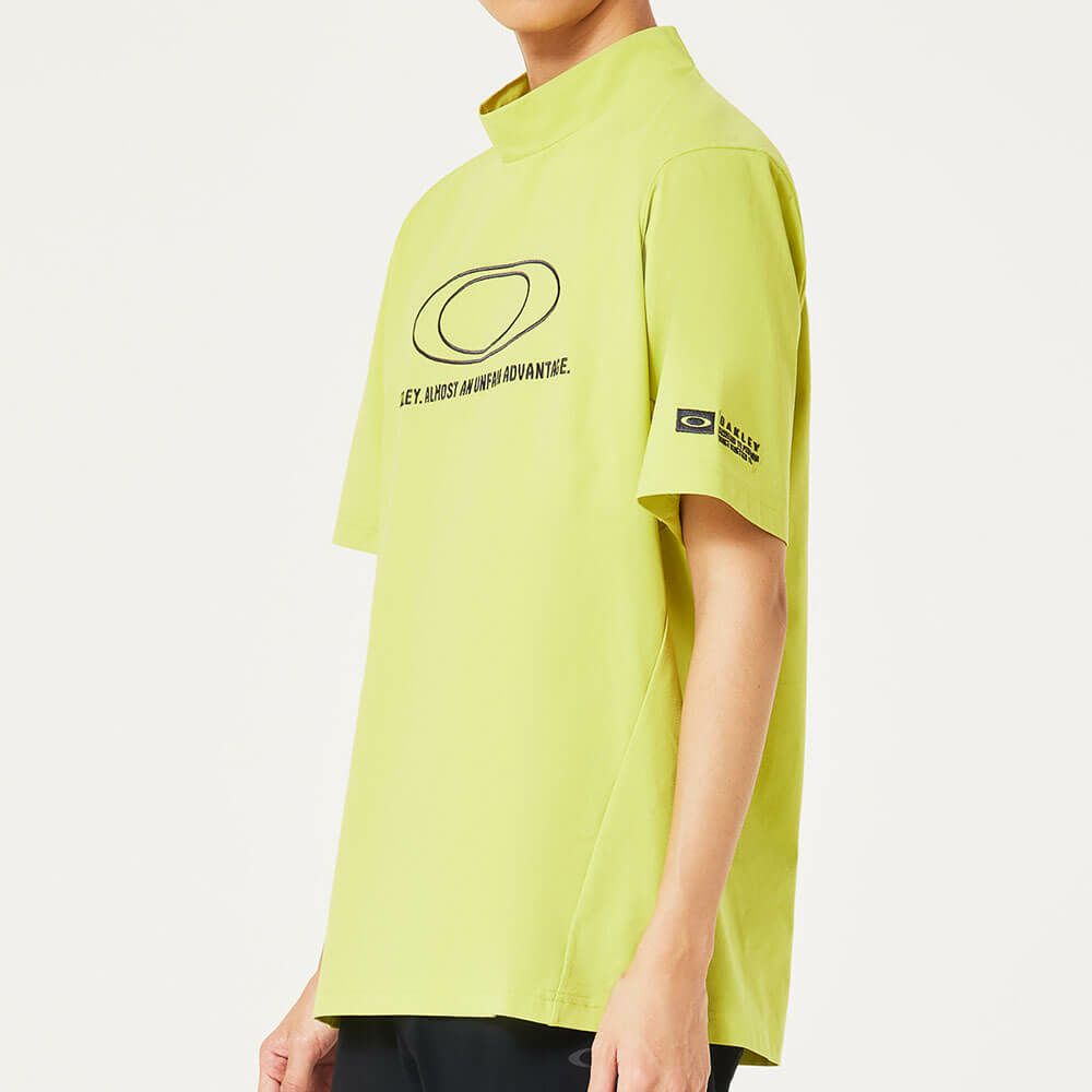 オークリー OAKLEY　メンズ ロゴ刺繍 半袖 モックネックシャツ FOA407604　2025年モデル 詳細4
