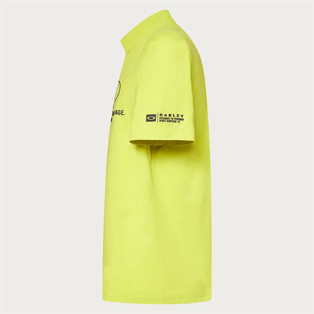 オークリー OAKLEY　メンズ ロゴ刺繍 半袖 モックネックシャツ FOA407604　2025年モデル 詳細6
