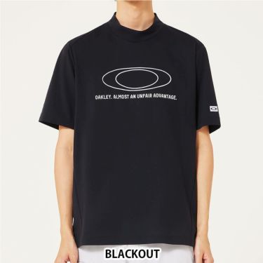 オークリー OAKLEY　メンズ ロゴ刺繍 半袖 モックネックシャツ FOA407604　2025年モデル 詳細7
