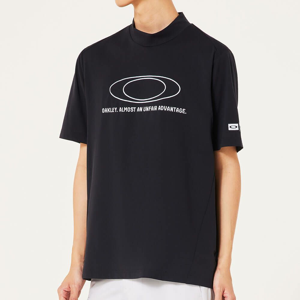 オークリー OAKLEY　メンズ ロゴ刺繍 半袖 モックネックシャツ FOA407604　2025年モデル 詳細9