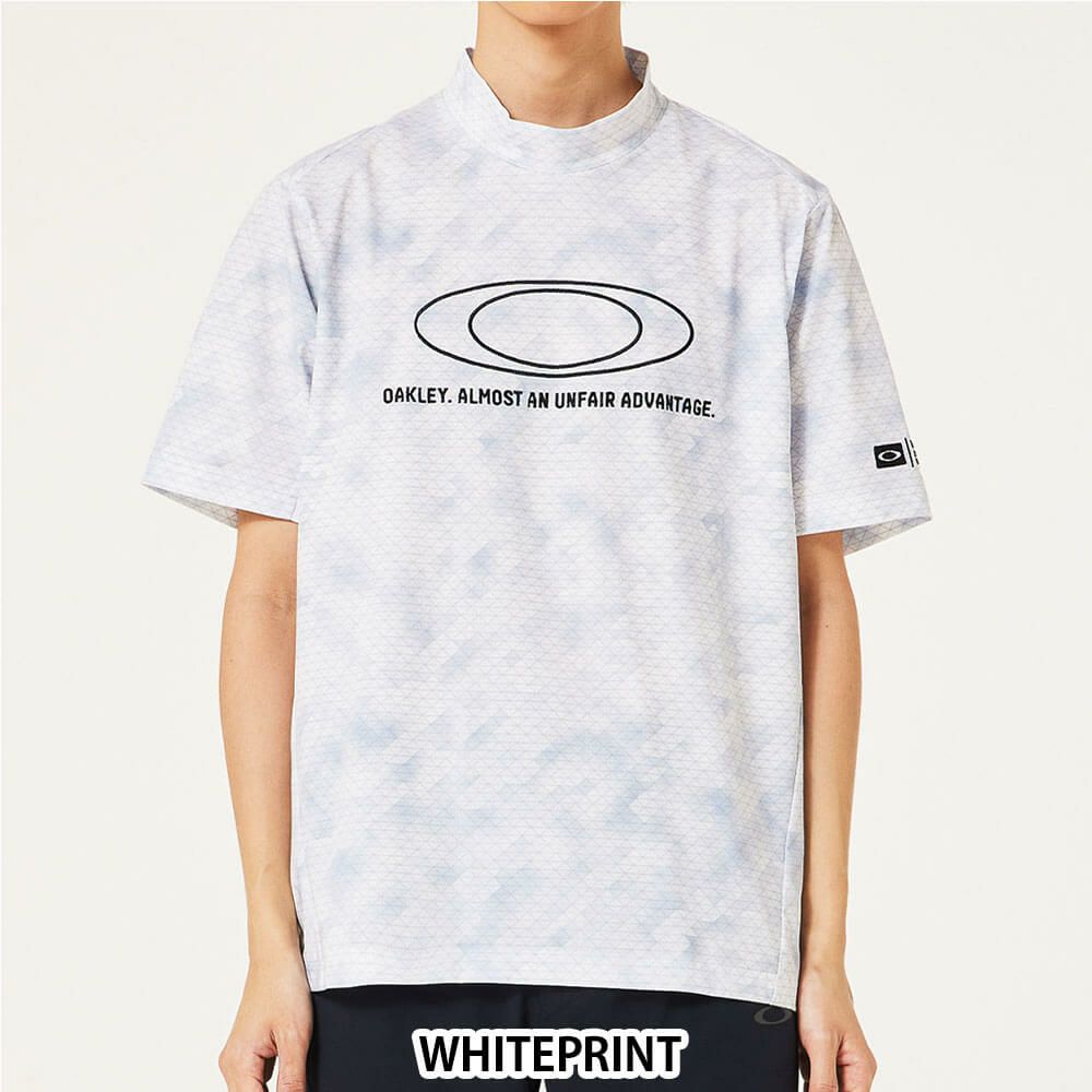 オークリー OAKLEY　メンズ ロゴ刺繍 半袖 モックネックシャツ FOA407604　2025年モデル 詳細12