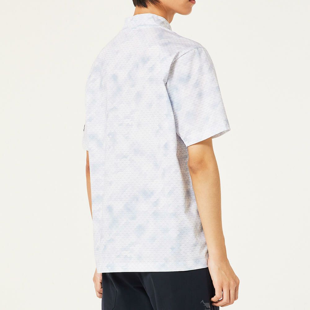 オークリー OAKLEY　メンズ ロゴ刺繍 半袖 モックネックシャツ FOA407604　2025年モデル 詳細13