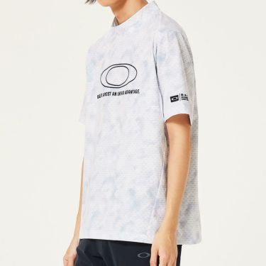 オークリー OAKLEY　メンズ ロゴ刺繍 半袖 モックネックシャツ FOA407604　2025年モデル 詳細14