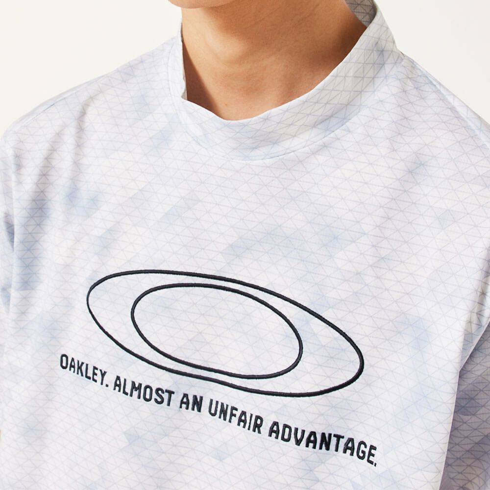 オークリー OAKLEY　メンズ ロゴ刺繍 半袖 モックネックシャツ FOA407604　2025年モデル 詳細15