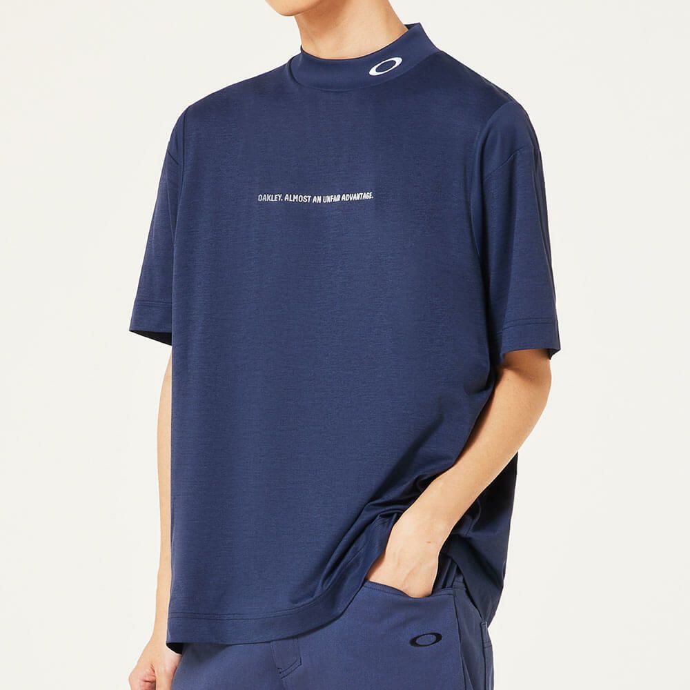オークリー OAKLEY　メンズ ストレッチ 半袖 モックネックシャツ FOA407606　2025年モデル 詳細4