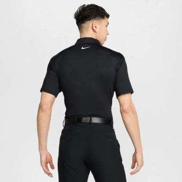ナイキ NIKE　メンズ Dri-FIT ソリッド ゴルフ 半袖 ポロシャツ FZ7482 010 ブラック　2025年モデル 詳細2