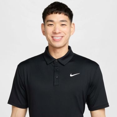 ナイキ NIKE　メンズ Dri-FIT ソリッド ゴルフ 半袖 ポロシャツ FZ7482 010 ブラック　2025年モデル 詳細3