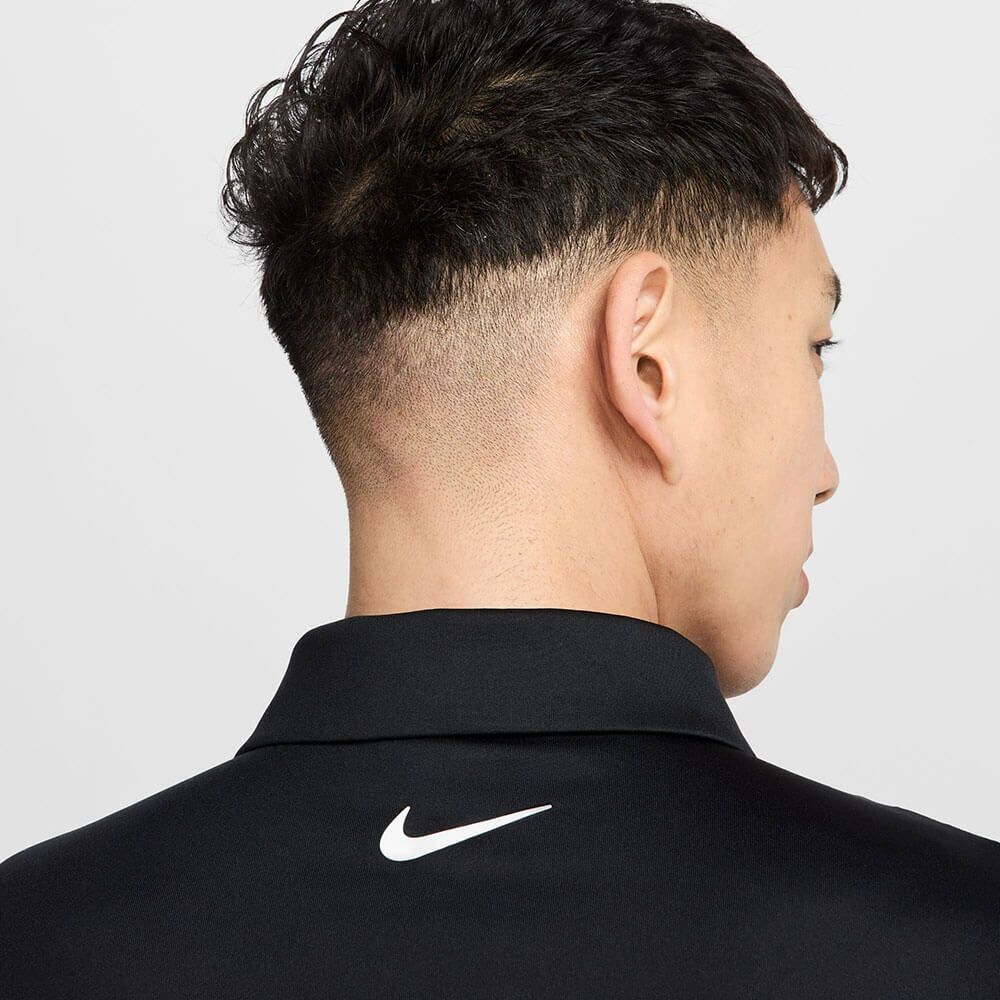 ナイキ NIKE　メンズ Dri-FIT ソリッド ゴルフ 半袖 ポロシャツ FZ7482 010 ブラック　2025年モデル 詳細4