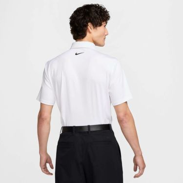 ナイキ NIKE　メンズ Dri-FIT ソリッド ゴルフ 半袖 ポロシャツ FZ7482 100 ホワイト　2025年モデル 詳細2