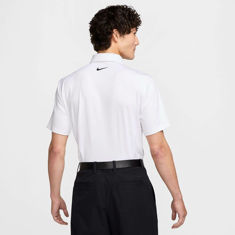 ナイキ NIKE　メンズ Dri-FIT ソリッド ゴルフ 半袖 ポロシャツ FZ7482 100 ホワイト　2025年モデル 詳細2