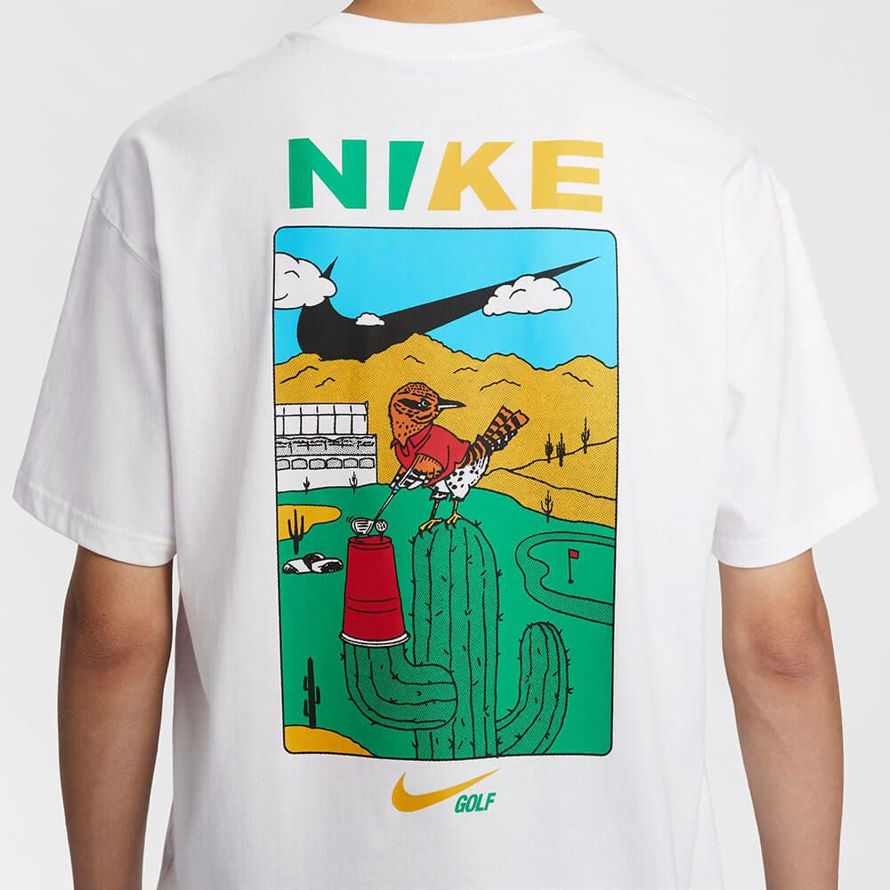 ナイキ NIKE　メンズ マックス90 ゴルフ 半袖 Tシャツ HJ3365 100 ホワイト　2025年モデル 詳細5