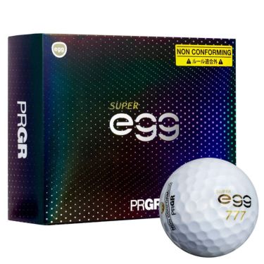 プロギア PRGR　SUPER egg スーパーエッグ ゴルフボール （ルール適合外）　1ダース（12球入り） 詳細1