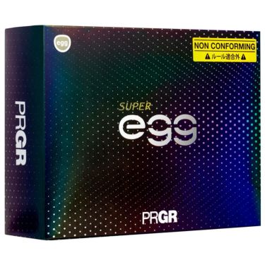 プロギア PRGR　SUPER egg スーパーエッグ ゴルフボール （ルール適合外）　1ダース（12球入り） 詳細2