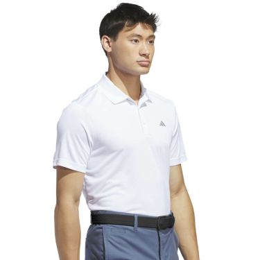 アディダス adidas　メンズ ロゴプリント ストレッチ 半袖 ポロシャツ KOW15　2025年モデル 詳細4