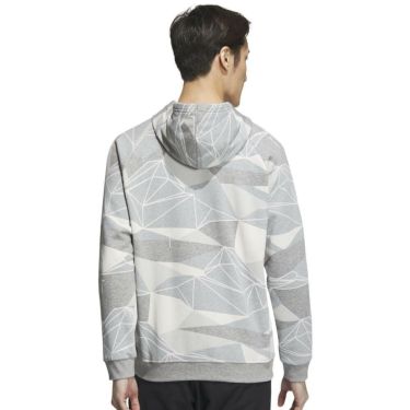 アディダス adidas　メンズ ジオメトリック ハーフジップ 長袖 フーディー MKO66 詳細3