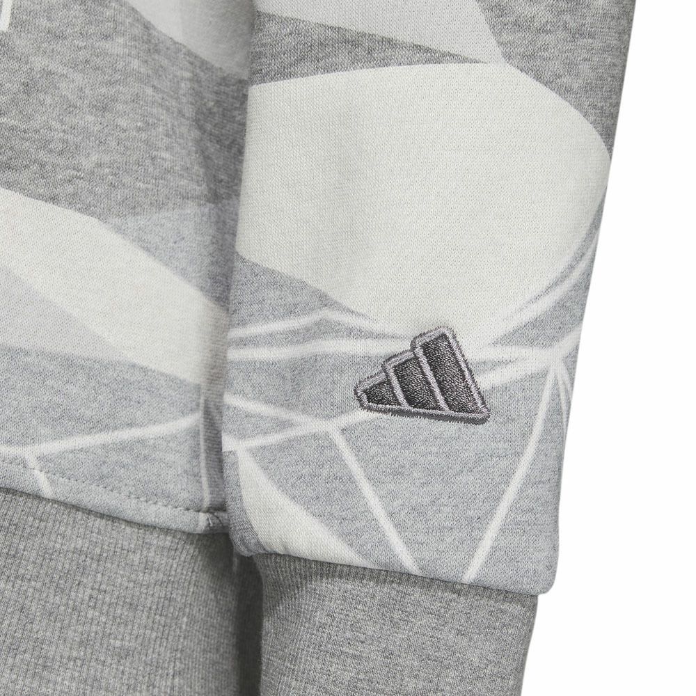 アディダス adidas　メンズ ジオメトリック ハーフジップ 長袖 フーディー MKO66 詳細6