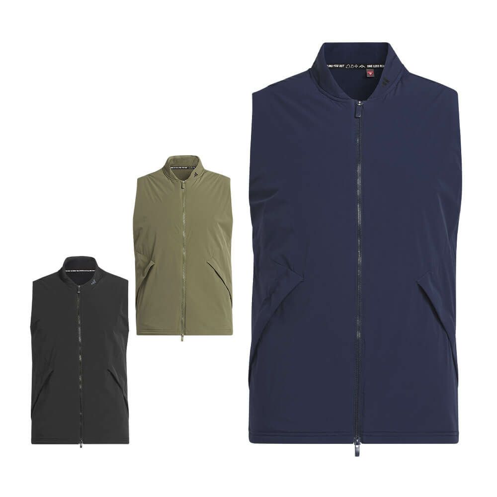 アディダス adidas　メンズ ロゴデザイン ベスト NCM14　2024年モデル