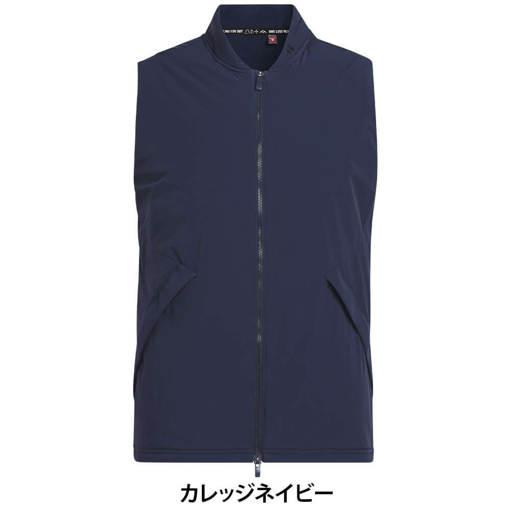 アディダス adidas　メンズ ロゴデザイン ベスト NCM14　2024年モデル 詳細2