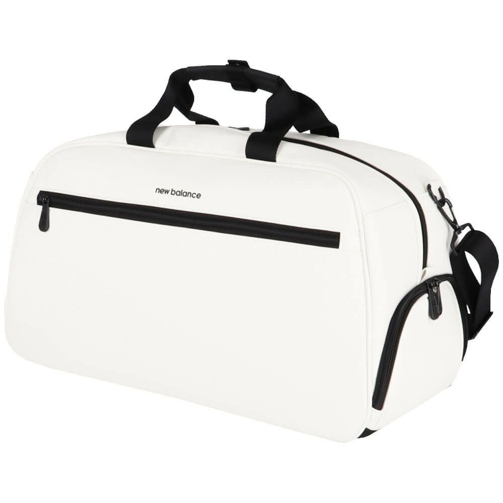 ニューバランスゴルフ　ユニセックス シューズインポケット付き ボストンバッグ 012-5981001 030 ホワイト　2025年モデル 詳細2