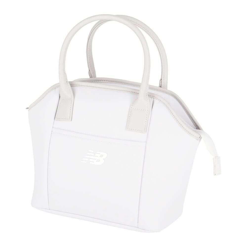 ニューバランスゴルフ　レディース ロゴデザイン シェル型フォルム カートバッグ 012-5981502 030 ホワイト　2025年モデル ホワイト