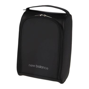 ニューバランスゴルフ　レディース ロゴプリント シューズバッグ 012-5984502 010 ブラック　2025年モデル ブラック
