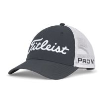 タイトリスト Titleist　メンズ ツアーパフォーマンス メッシュ キャップ TH25ATPMA 0c1 チャコール×ホワイト　2025年モデル 詳細1