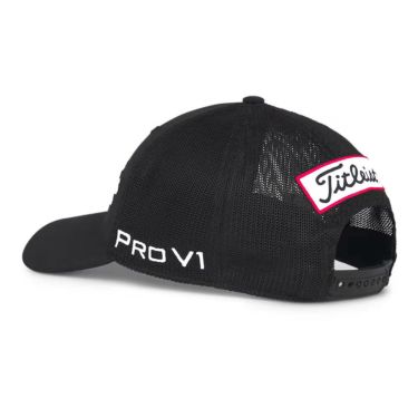 タイトリスト Titleist　メンズ ツアーパフォーマンス メッシュ キャップ TH25ATPMA 01 ブラック×ホワイト　2025年モデル 詳細3