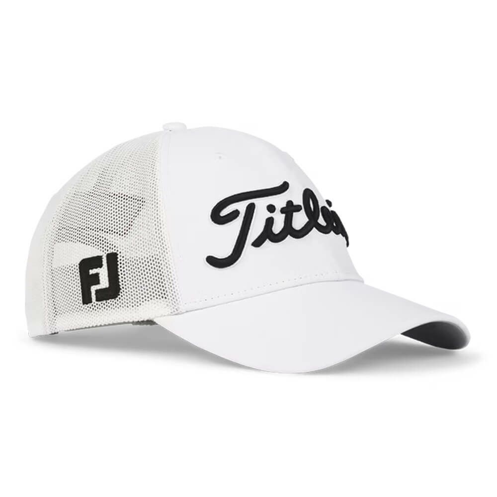 タイトリスト Titleist　メンズ ツアーパフォーマンス メッシュ キャップ TH25ATPMA 10 ホワイト×ブラック　2025年モデル 詳細2