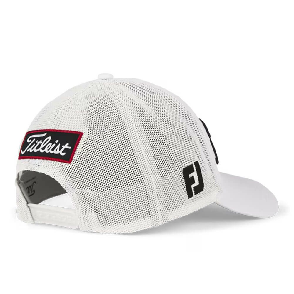 タイトリスト Titleist　メンズ ツアーパフォーマンス メッシュ キャップ TH25ATPMA 10 ホワイト×ブラック　2025年モデル 詳細4