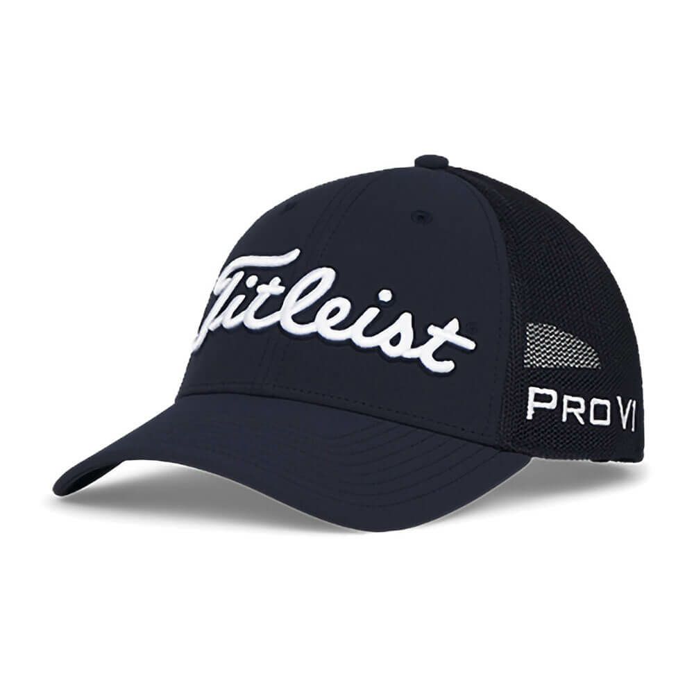 タイトリスト Titleist　メンズ ツアーパフォーマンス メッシュ キャップ TH25ATPMA 41 ネイビー×ホワイト　2025年モデル 詳細1