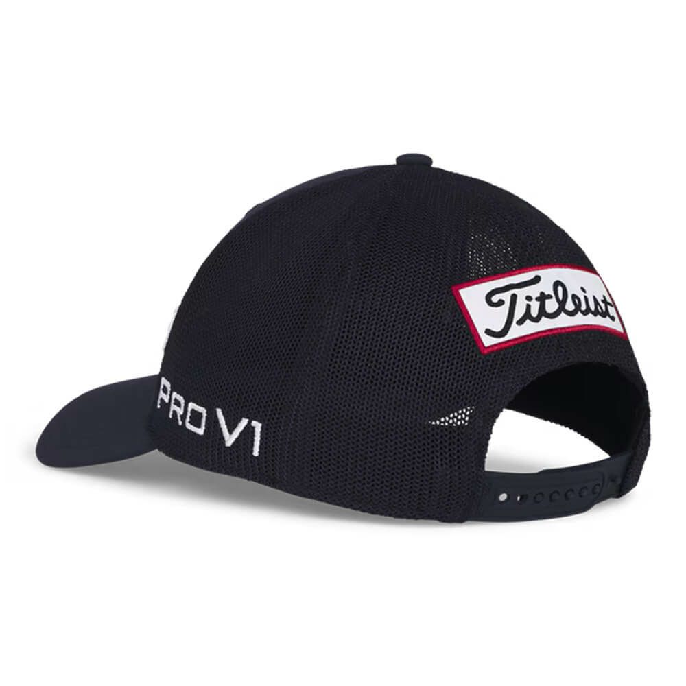 タイトリスト Titleist　メンズ ツアーパフォーマンス メッシュ キャップ TH25ATPMA 41 ネイビー×ホワイト　2025年モデル 詳細3