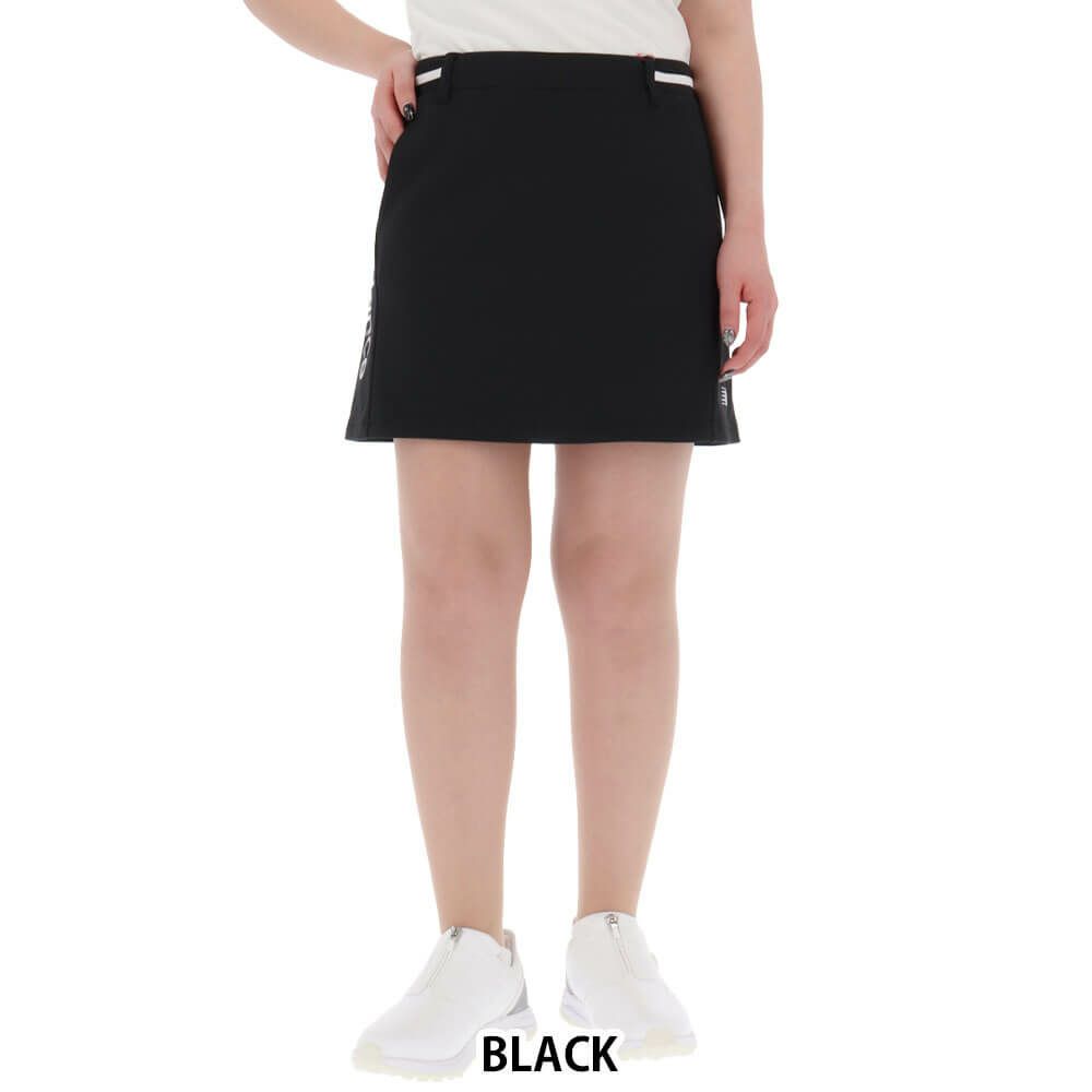 ニューバランスゴルフ　レディース ロゴプリント スウェット インナーパンツ一体型 スカート 012-5134507　2025年モデル 詳細9