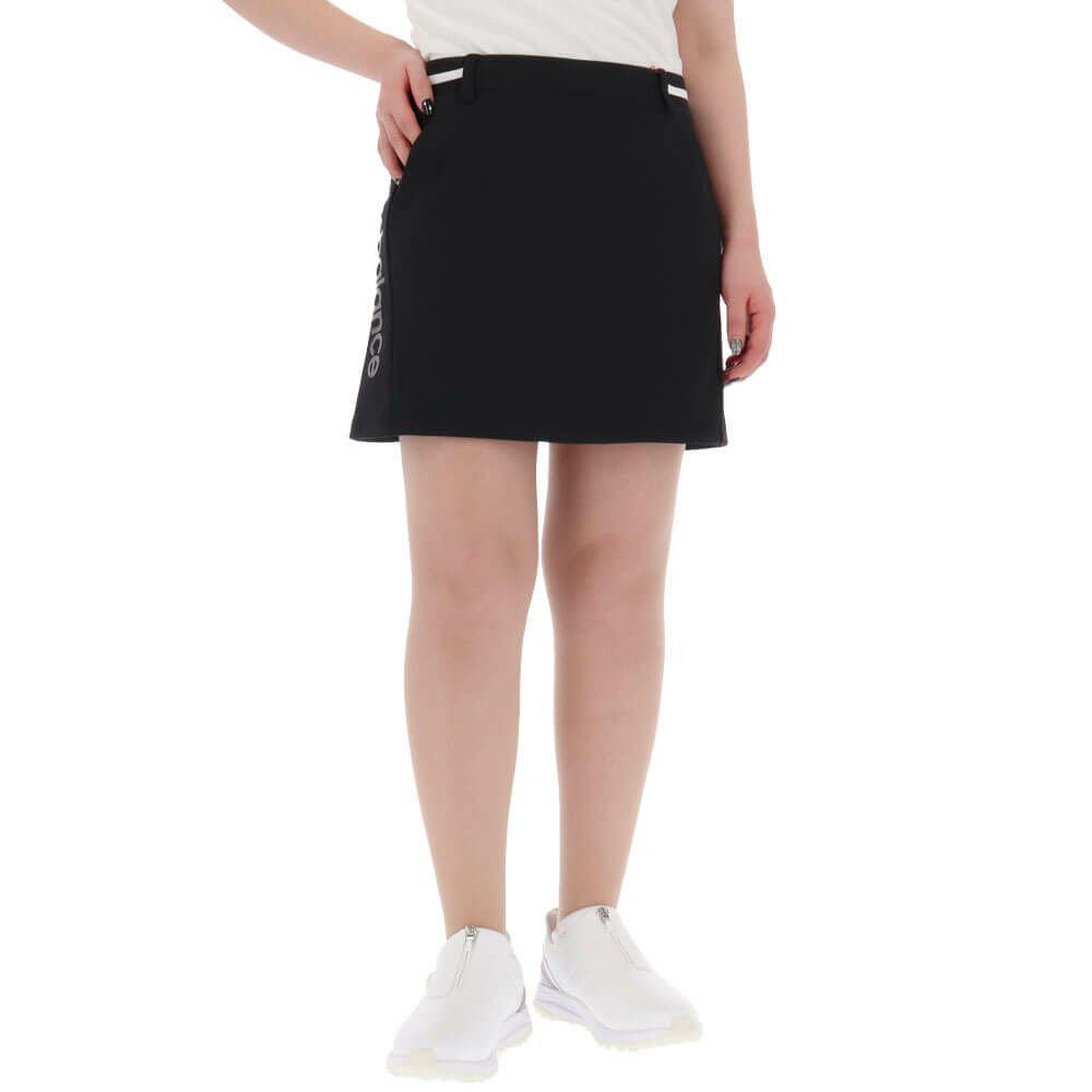 ニューバランスゴルフ　レディース ロゴプリント スウェット インナーパンツ一体型 スカート 012-5134507　2025年モデル 詳細11