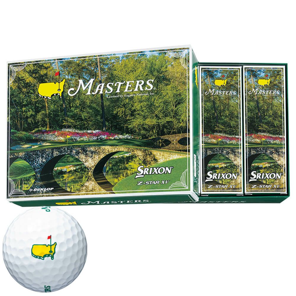 スリクソン Z-STAR XV MASTERS 2025年モデル マスターズモデル ゴルフボール　1ダース（12球入り） マスターズ（ホワイト）