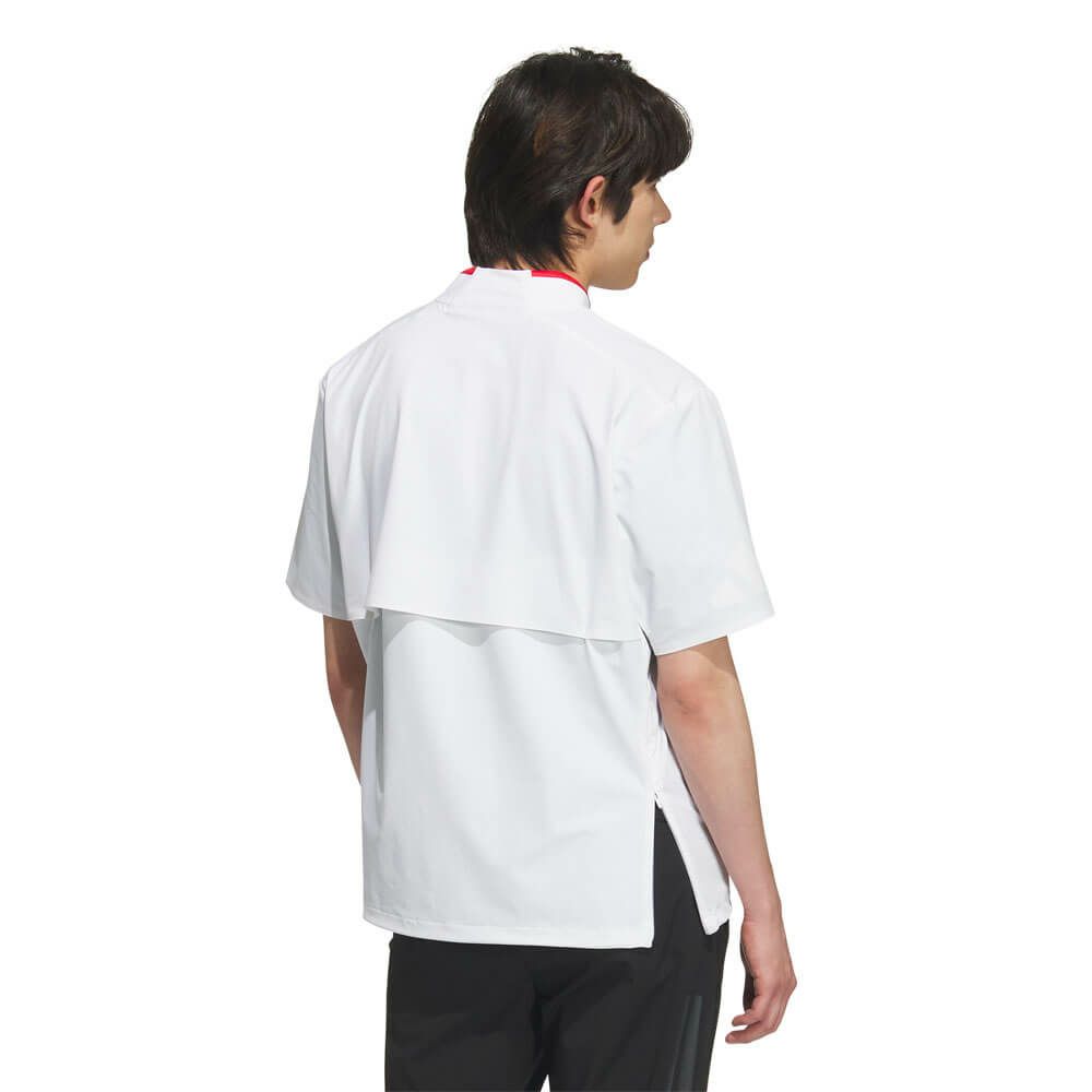 アディダス adidas　メンズ アディゼロ 撥水 半袖 ハーフジップシャツ KTN24　2025年モデル 詳細3