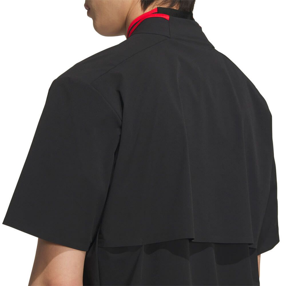 アディダス adidas　メンズ アディゼロ 撥水 半袖 ハーフジップシャツ KTN24　2025年モデル 詳細11