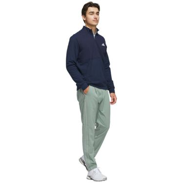 アディダス adidas　メンズ アディゼロ ファブリックミックス 長袖 ハーフジップ ジャケット KUH42　2025年モデル 詳細9