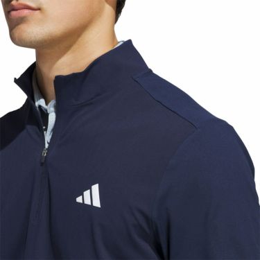 アディダス adidas　メンズ アディゼロ ファブリックミックス 長袖 ハーフジップ ジャケット KUH42　2025年モデル 詳細10