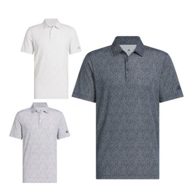 アディダス adidas　メンズ バンカープリント 半袖 ポロシャツ KUH61　2025年モデル 詳細1