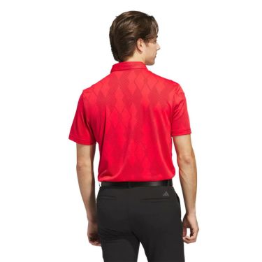 アディダス adidas　メンズ メッシュアーガイル 半袖 ポロシャツ KUH63　2025年モデル 詳細3