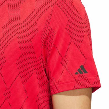 アディダス adidas　メンズ メッシュアーガイル 半袖 ポロシャツ KUH63　2025年モデル 詳細5