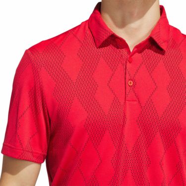アディダス adidas　メンズ メッシュアーガイル 半袖 ポロシャツ KUH63　2025年モデル 詳細6