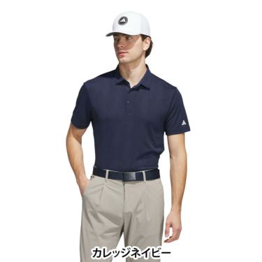 アディダス adidas　メンズ メッシュアーガイル 半袖 ポロシャツ KUH63　2025年モデル 詳細12
