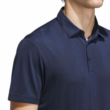 アディダス adidas　メンズ メッシュアーガイル 半袖 ポロシャツ KUH63　2025年モデル 詳細16